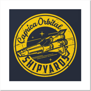 Caprica Orbital Shipyards Posters and Art